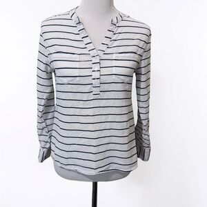 Carve Designs Black and White Striped Top